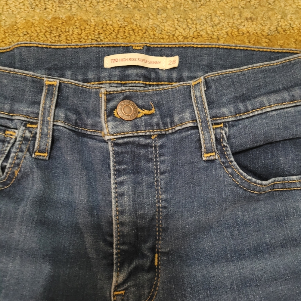 Levis High Rise Super Skinny Jens - Picture 5 of 5